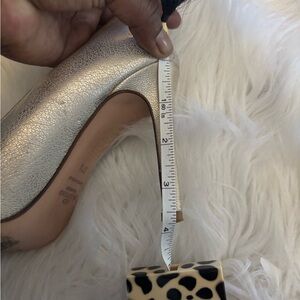 Valentino Garavani Metallic Silver Heels